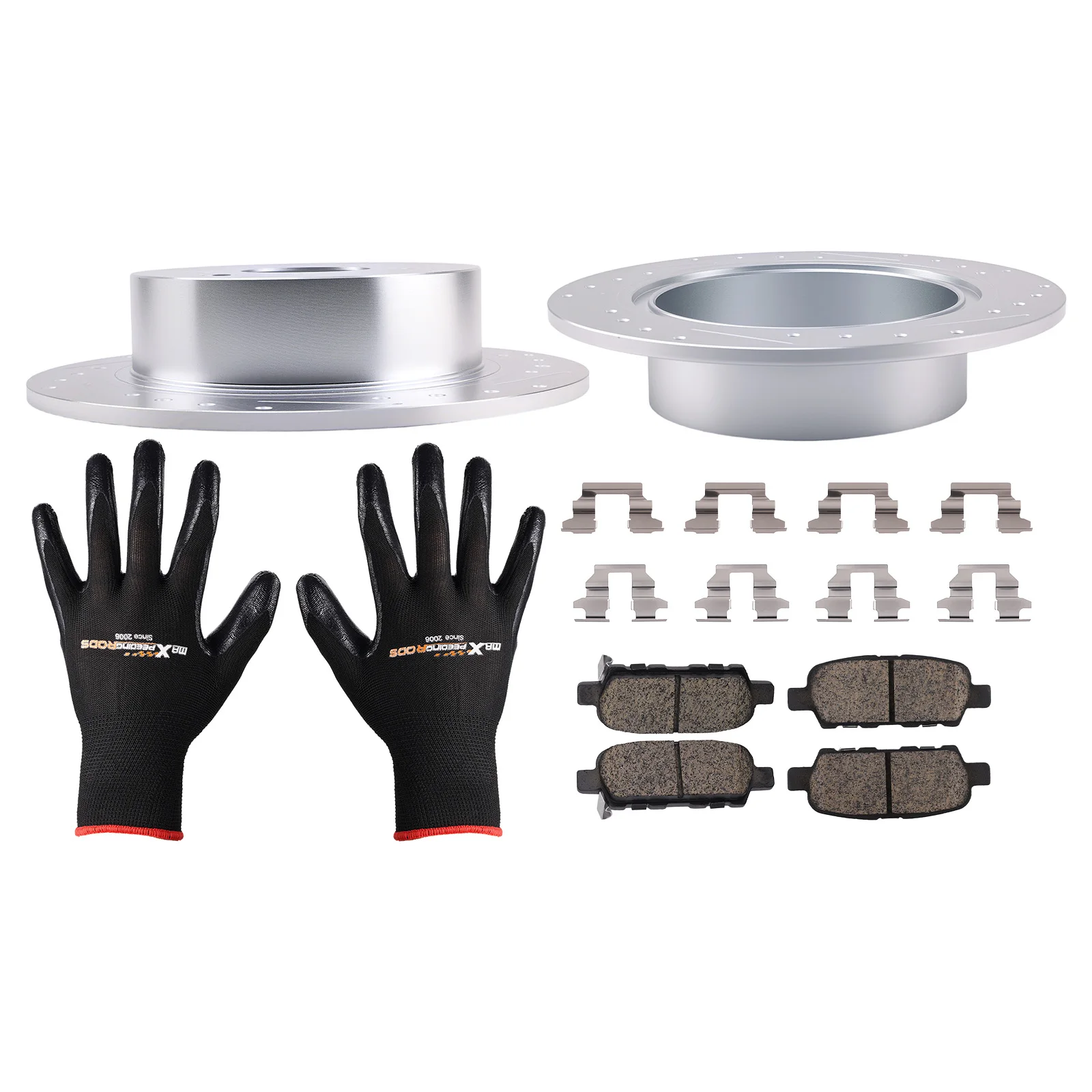 

Rear Drilled Brake Rotors&Ceramic Brake Pads Kit for Nissan Juke 2011-2017 P-905