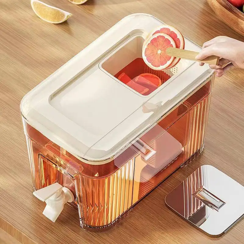 plastic-food-grade-sealed-cold-water-pot-with-tap-for-fridge-high-temperature-resistant-home-use-cold-water-bucket-refrigeration