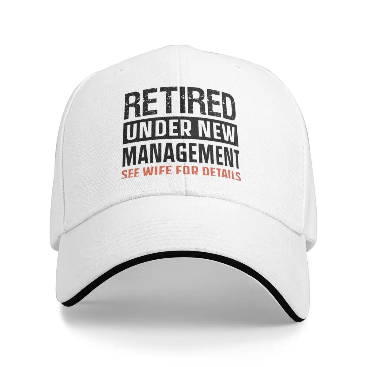 Baseball Caps Retirement Funny Retired Under New Management Awesome Casquette Female Male Casual Summer Caps
