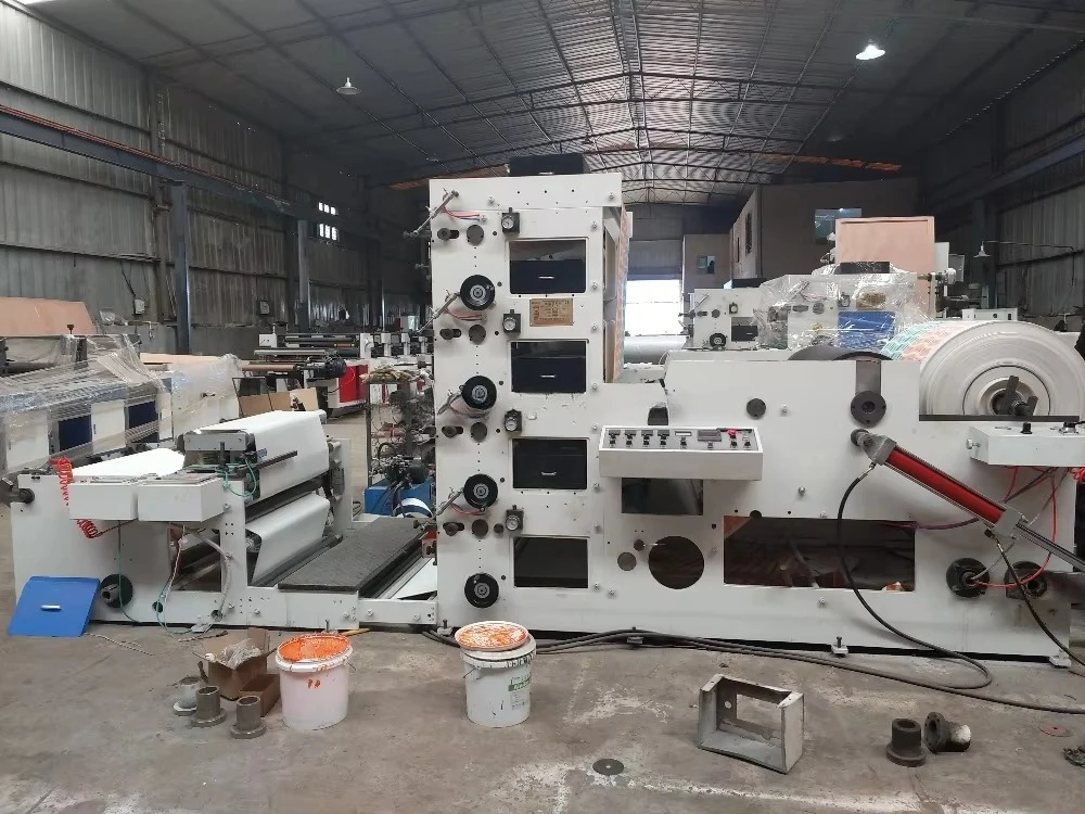 Flexo Plastic Film Bag Printing Machine New For Gift Box Paper Bag Printing Paper Printer Tube Printer view 4