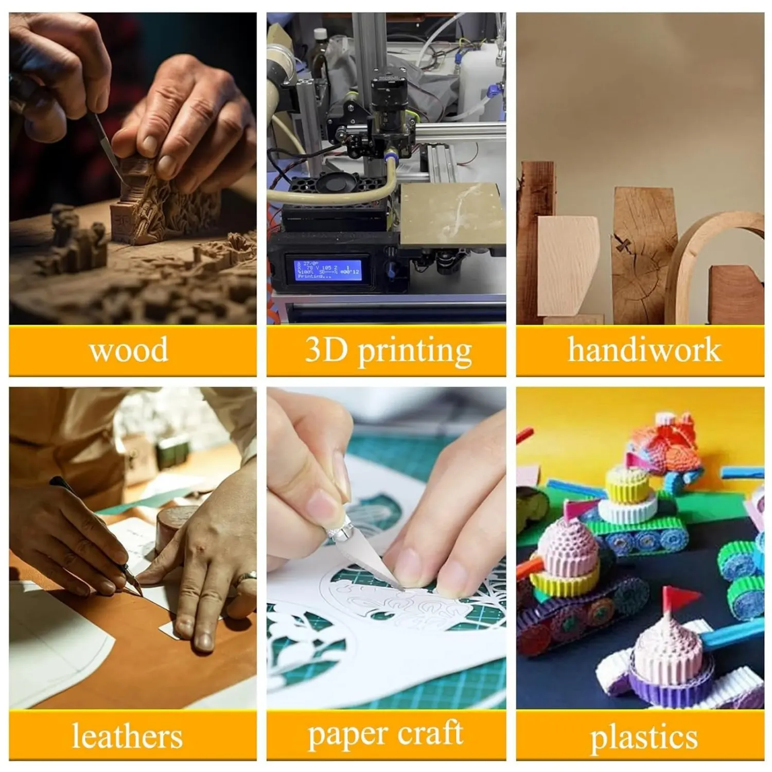 41-teiliges Zubehörset für 3D-Drucker mit Düsenreinigungsset und Entgratungszange, 3D-Drucker für Modellbau, Heimdekoration, professionell – Detail 5
