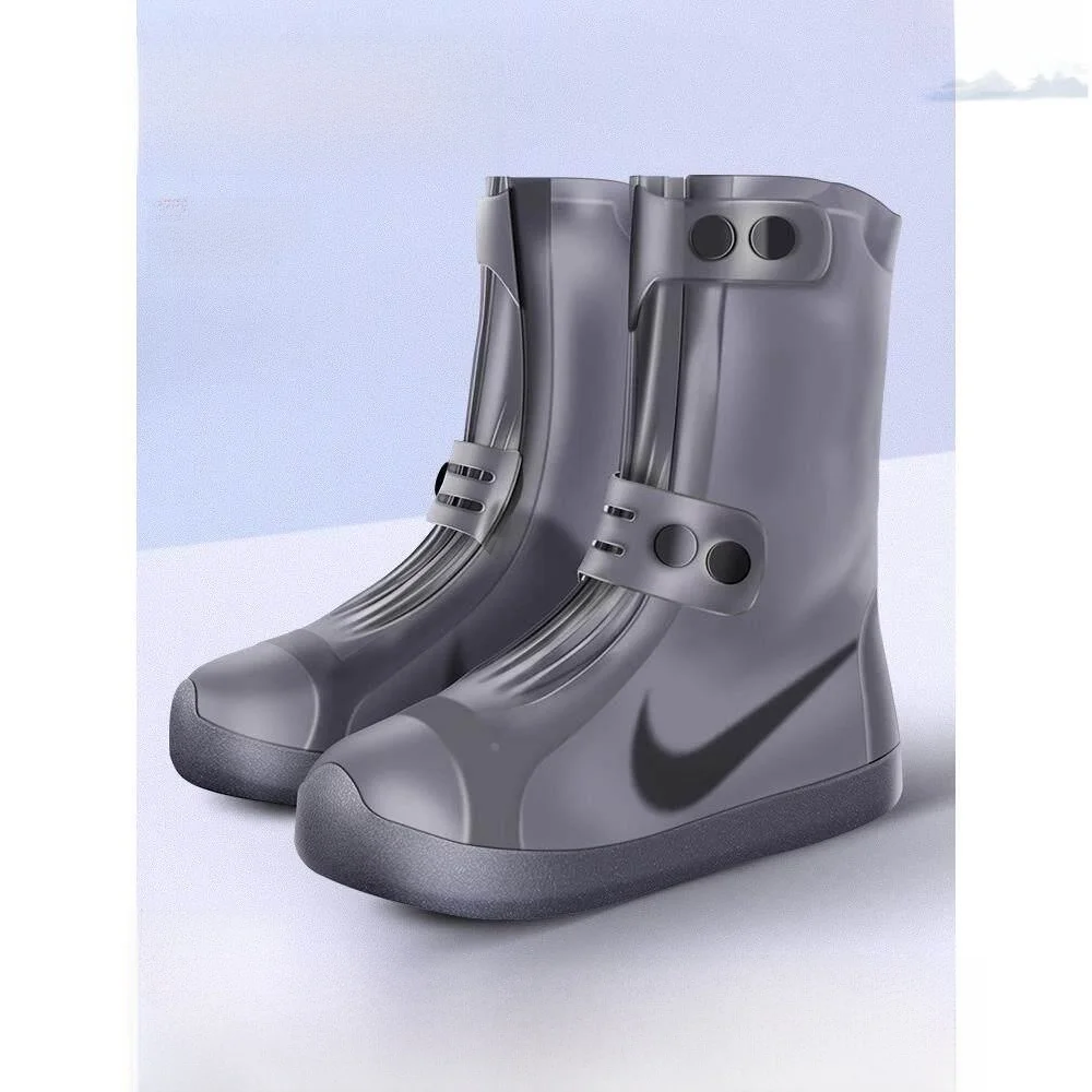 

High-End Silicone Waterproof Thickened Wear-Resistant Women's Rain Boot Covers Slip-Resistant Ideal for Rainy Days And Outdoo...