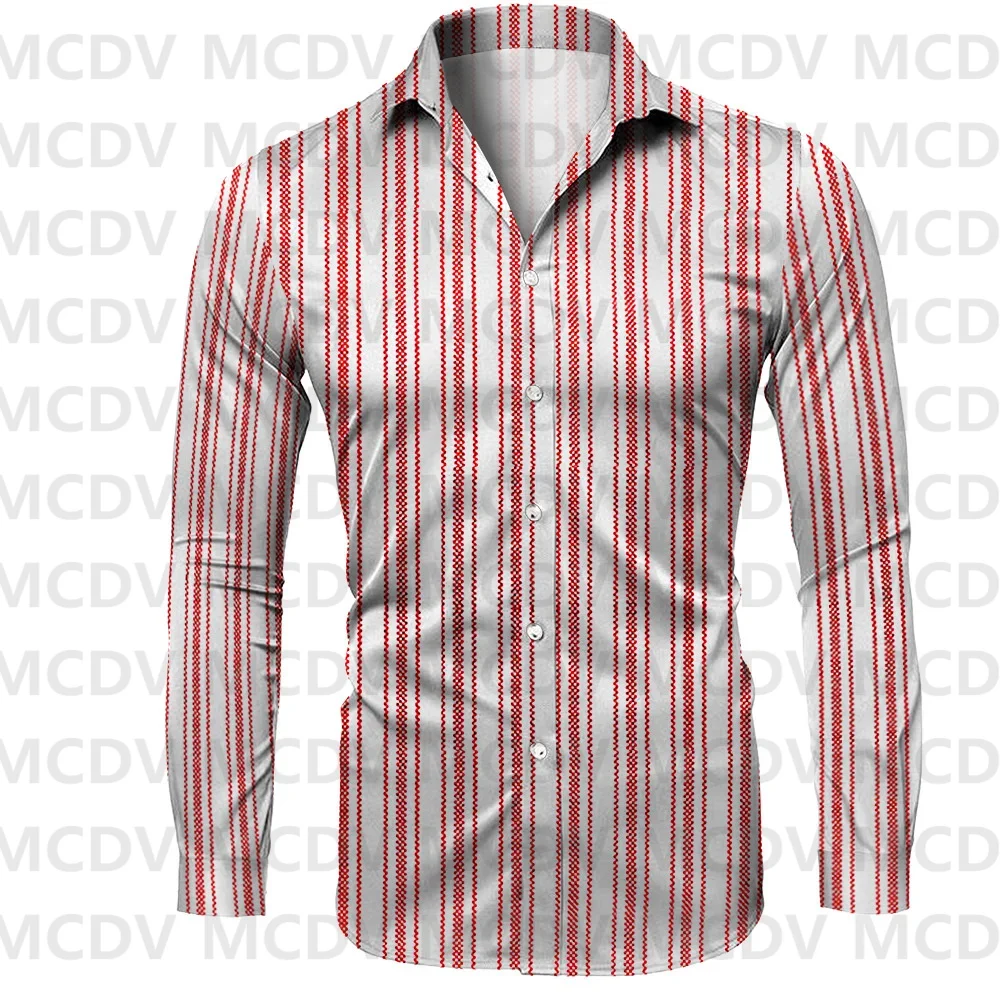 Men's Retro Camouflage 3D Printed Casual Long Sleeved Shirt Button Down Shirts Spring Mens Casual Lapel Shirt
