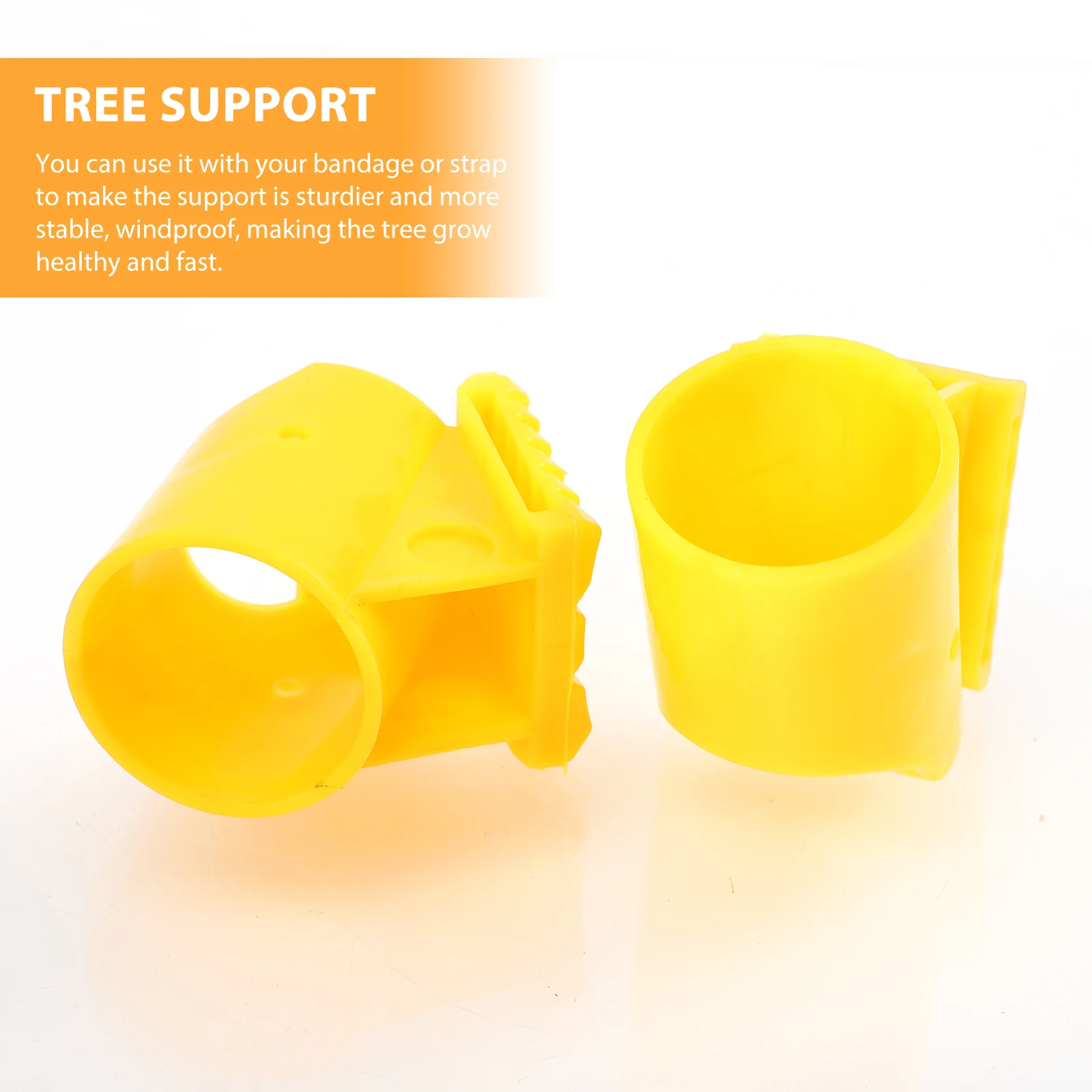 

10pcs Support Fixer Windproof Plastic Fixing Cup Anti-Slip Tree Holder For Plant Growth Durable Tree Fixing Cup Wind Resistance
