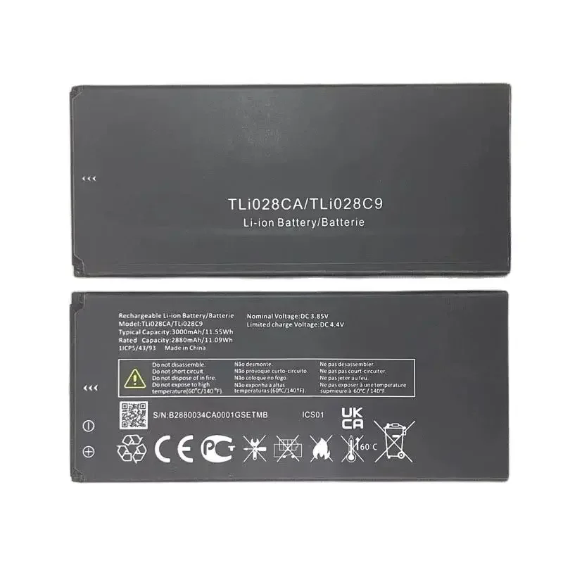 3000mAh New battery For TCL Alcatel TLi028CA TLi028C9 TLi028C7 Battery Phone Battery