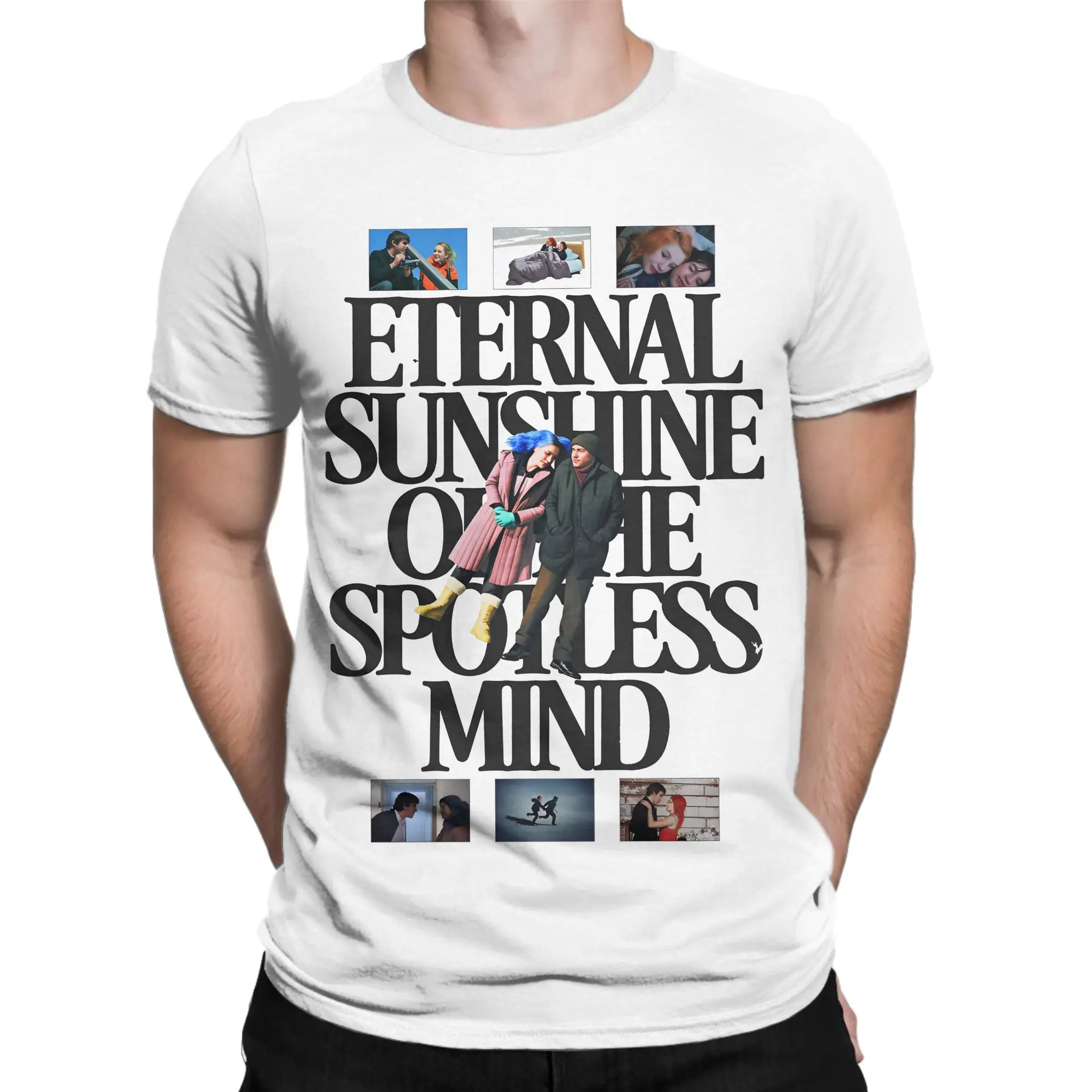 Eternal Sunshine Of The Spotless Mind T-Shirts Men  Awesome 100% Cotton Tees Round Neck Short Sleeve T Shirts Summer Tops