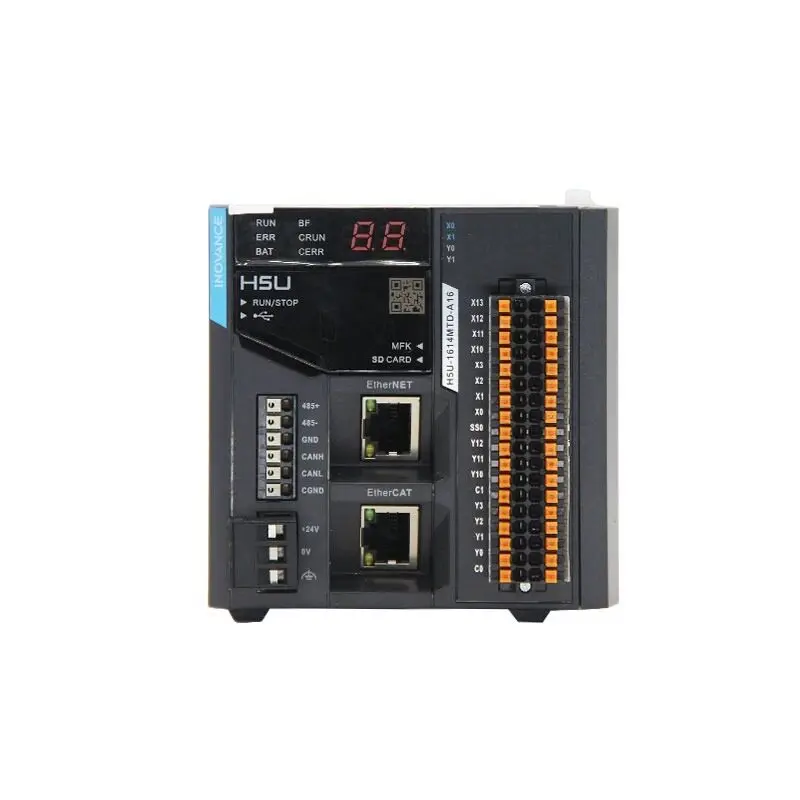 

2026 INOVANCE H5U series PLC miniature controller 8-axis, 16-axis, 32-axis 1614MTD with GL10 I/O expansion module