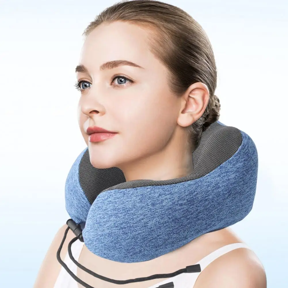 Neck Support Travel Pillow Train Neck Pillow Comfortable U-shaped Memory Foam Travel Neck Pillow for Cars Trains for Comfort