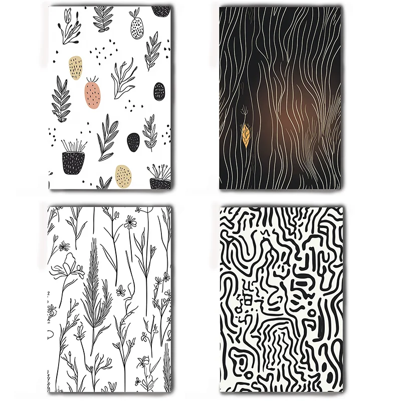 

Minimalism line art Pattern Limited Color Organic and Geometric Poster for Modern Living Room Wall Art Decor Canvas Painting