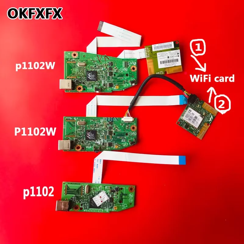 CE670-60001 CE668-60001 RM1-7600 CF427-60001 płyta formatująca dla HP p1102 p1102w 1102w 1102 logiczna płyta główna karta WiFi