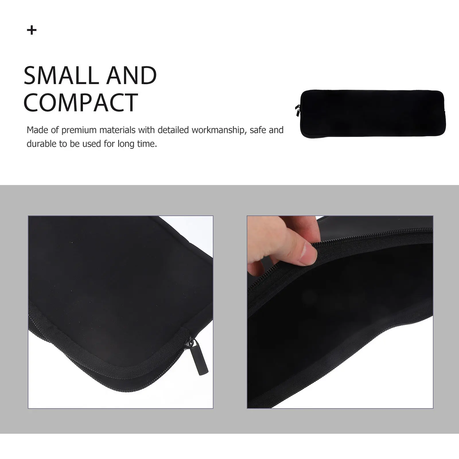 

Neoprene 104-Key Keyboard Storage Bag, Zipper Closure Protective Sleeve, Shockproof Portable Keyboard Pouch for Office, Travel