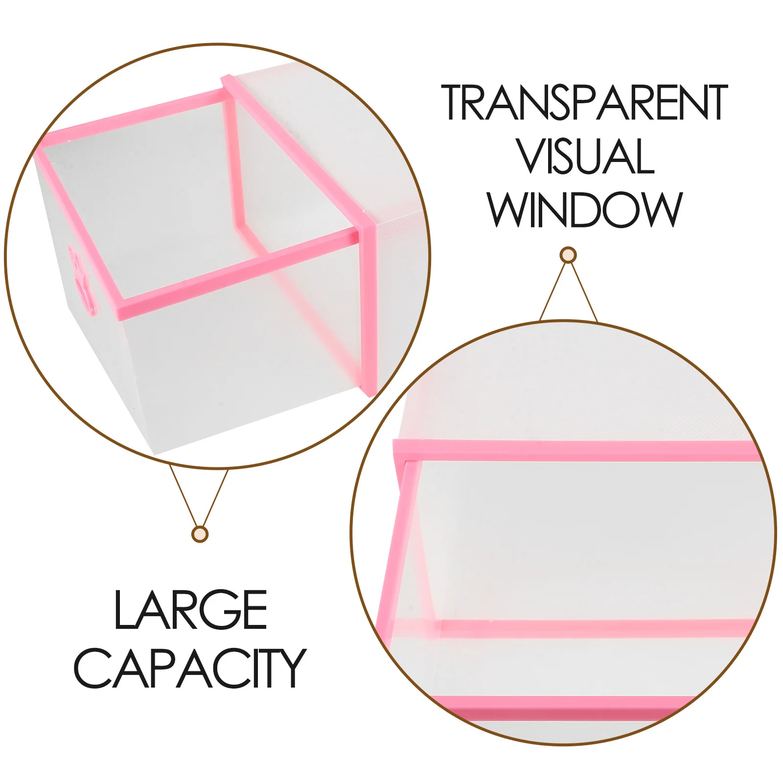 

Transparent Thickened Plastic Shoes Storage Box Foldable Large Capacity Organizer Drawer Style Container Transparent Shoes Case