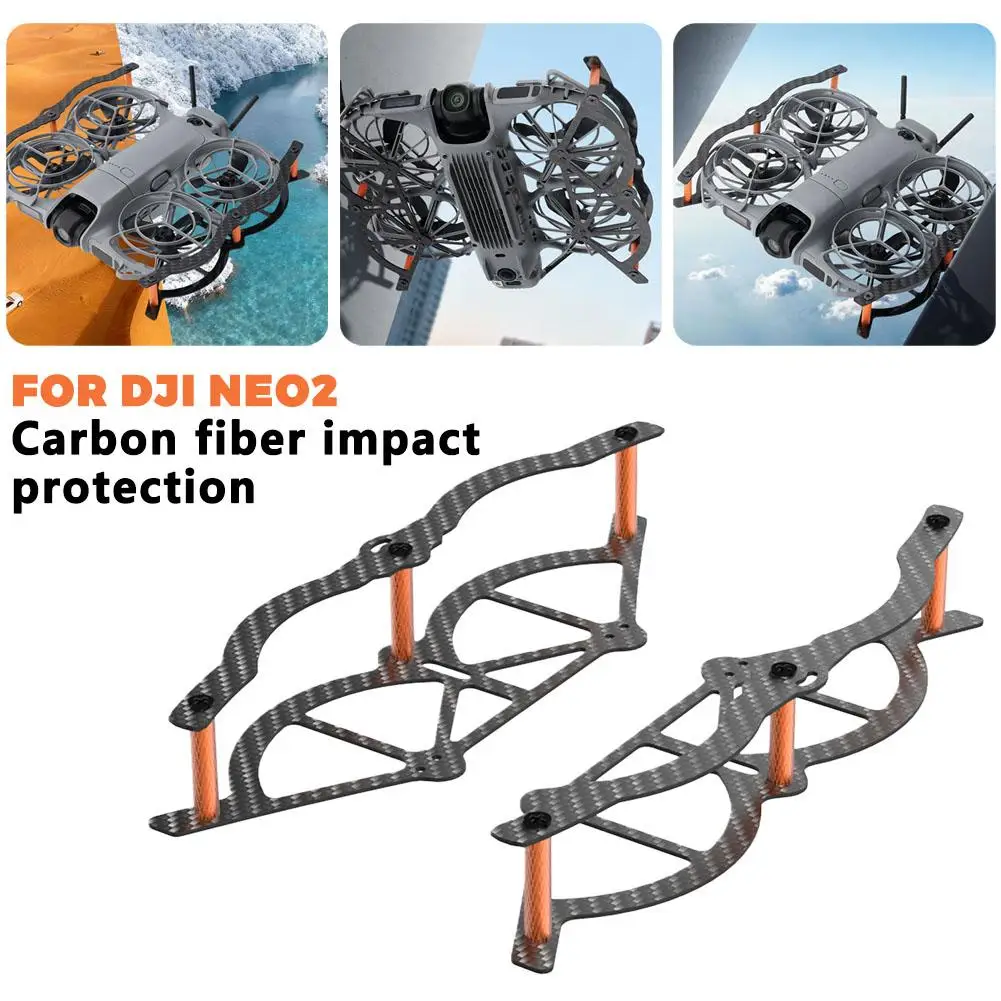 

Аксессуары для защиты брони из углеродного волокна DJI NEO2 — устойчивое к столкновениям, царапинам, взрывозащищенное защитное снаряжение для дрона
