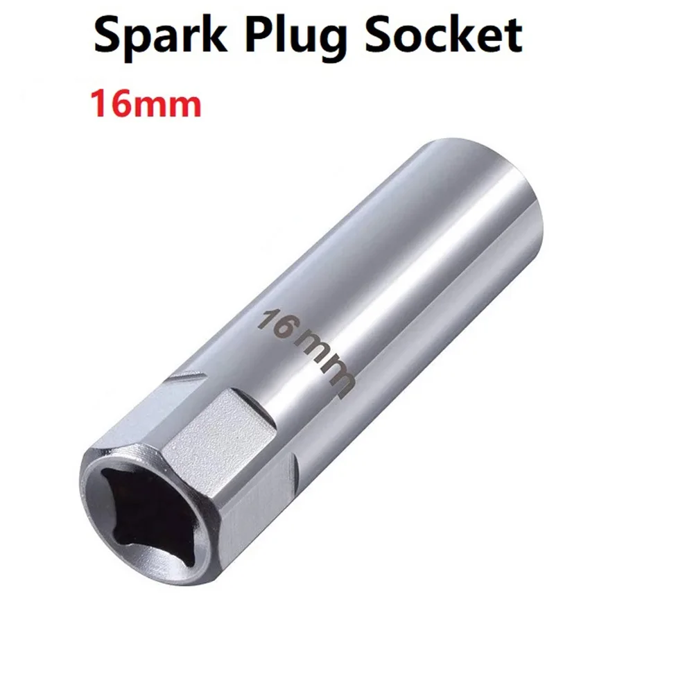 3/8 Inch Drive Compatible Spring Clip Remover Tool with 14mm and 16mm 12-Point Sockets for Spark Related Tasks