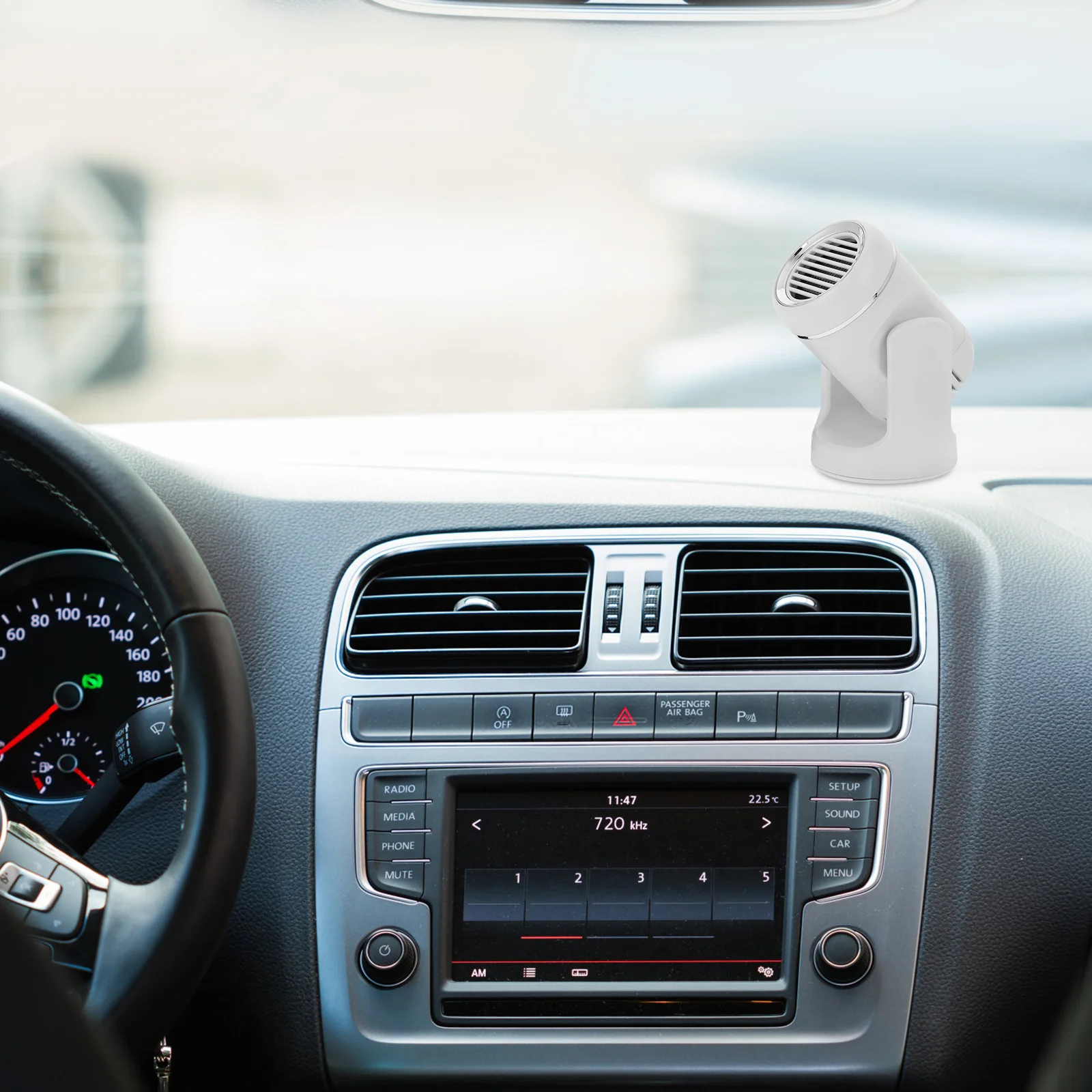 

Car Portable Heater Defroster 24V Rotatable Fast Heating Cooling Fan Electric Heater Vehicle Winter Windshield