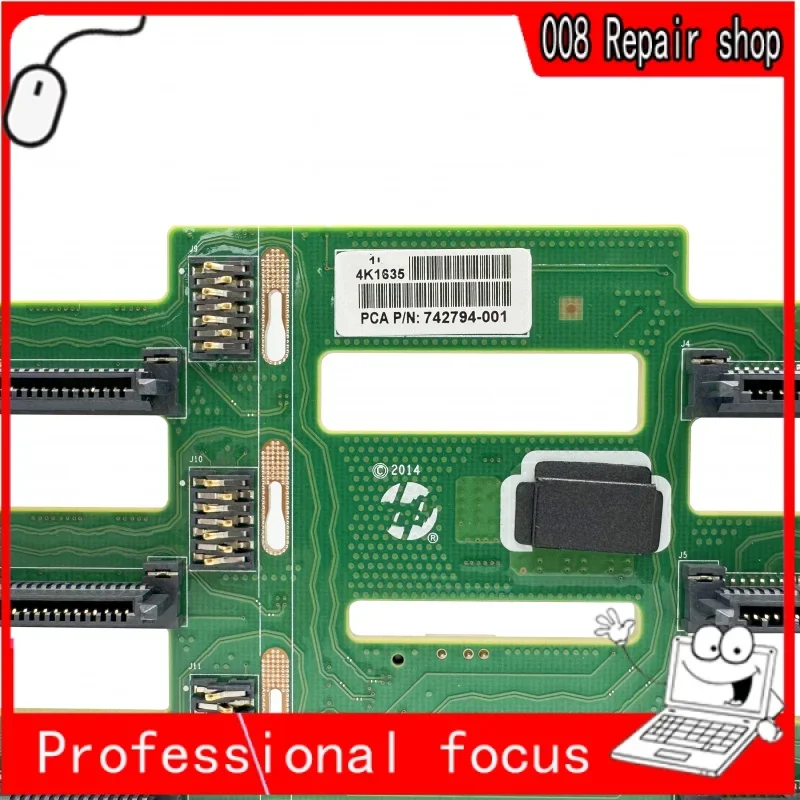 Original For HP DL380 DL388 G9 LFF Backplane Board 742794-001 777284-001