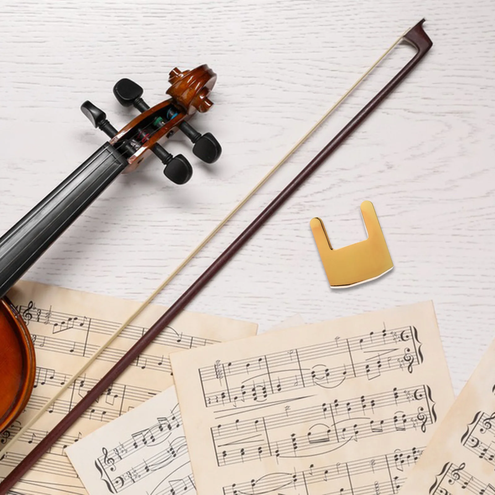 

Cello Mute Practice Set Rubber for Violin Fiddle Silent Alloy Metal Sound Reduction Tool Heavy Rcello Cort