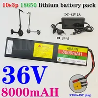 10S3P Lithium battery pack 36V Battery 8000mAh  Suitable for Electric Scooter Folding Bike