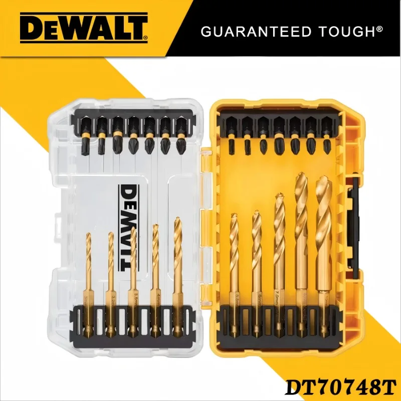 

DEWALT DT70748T Набор сверл FLEXTORQ, 24 шт. | Биты Phillips/Pozi/Torx с шестигранным хвостовиком | Прочные аксессуары для электроинструментов