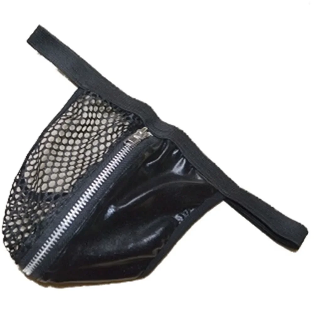 شبكة فو الجلود المرقعة g-سلسلة للرجال المثيرة U محدب الحقيبة T الظهر ثونغ سيسي الاباحية مفتوحة الأرداف السروال مثليون جنسيا سراويل