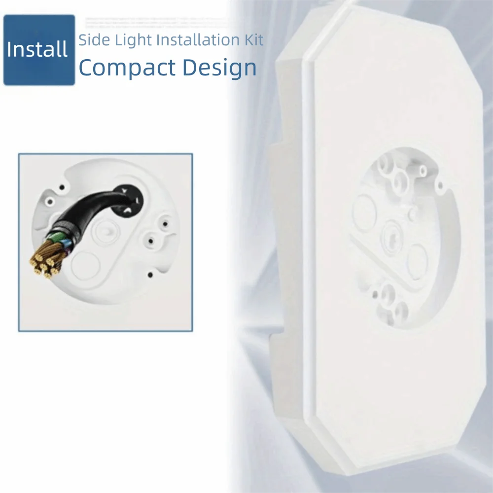 

Textured Siding Mounting Plate For Lap Double Siding For 1/2 Inch Siding Siding Mounting Kit For 4 Inch Siding Wiring Access