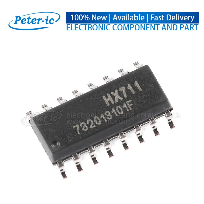 (5pcs) HX711 SOP-16 SOP-16 Analog to Digital Converters (ADC) Peter-ic