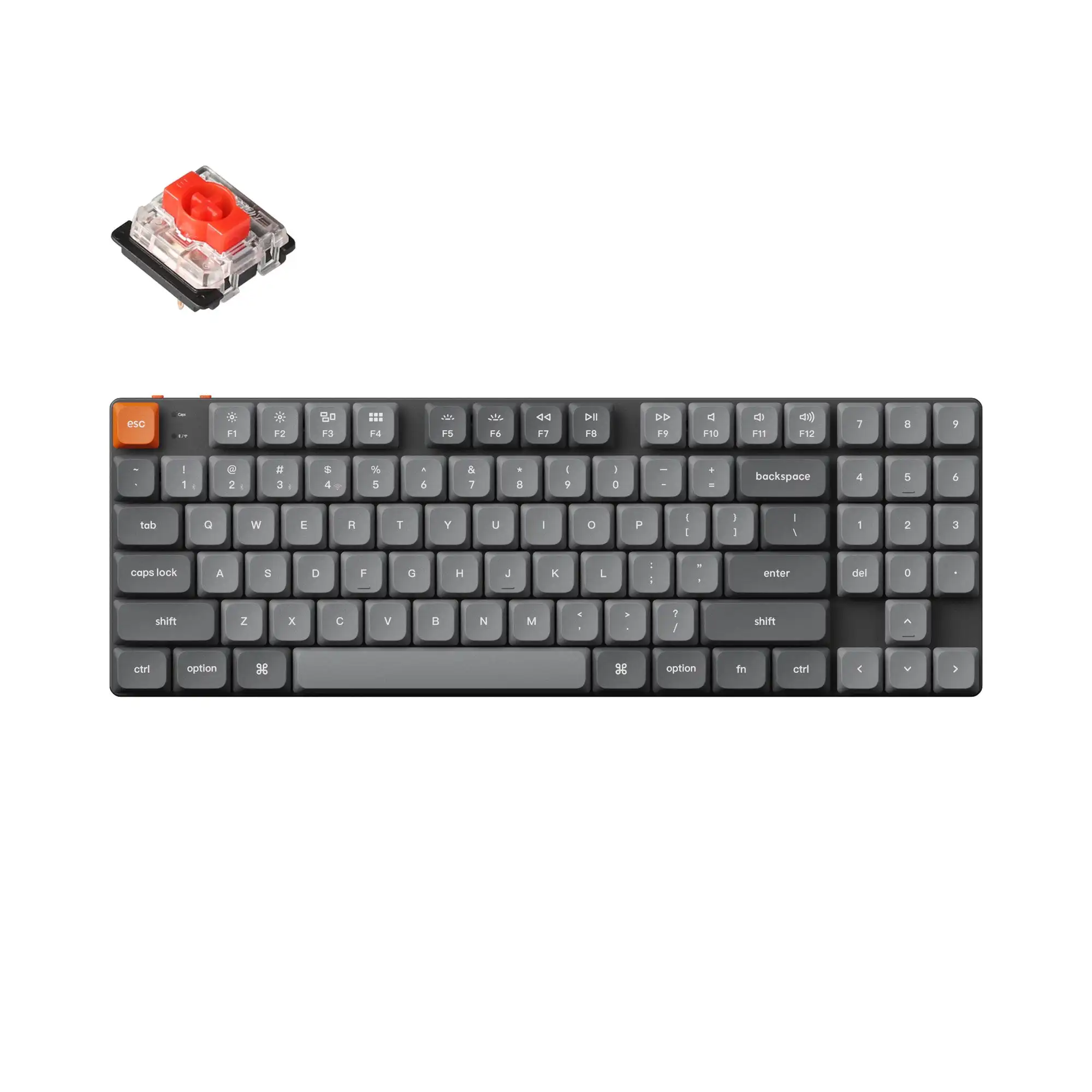 

Keychron K13 Max QMK/VIA Wireless Custom Mechanical Keyboard Low Profile Gateron Switch Double-Shot PBT Keycap