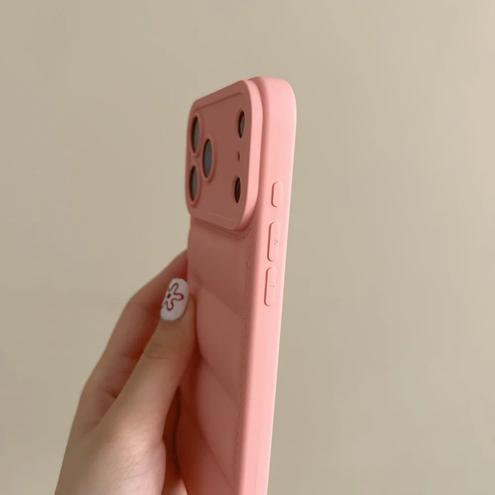 Handschlaufe Kordel Daunenjacke Silikonhülle für iPhone 18 17 16 15 14 13 12 11 Pro Max XR XS 8 Plus Kameraschutz Weiche Hülle – Detail 6