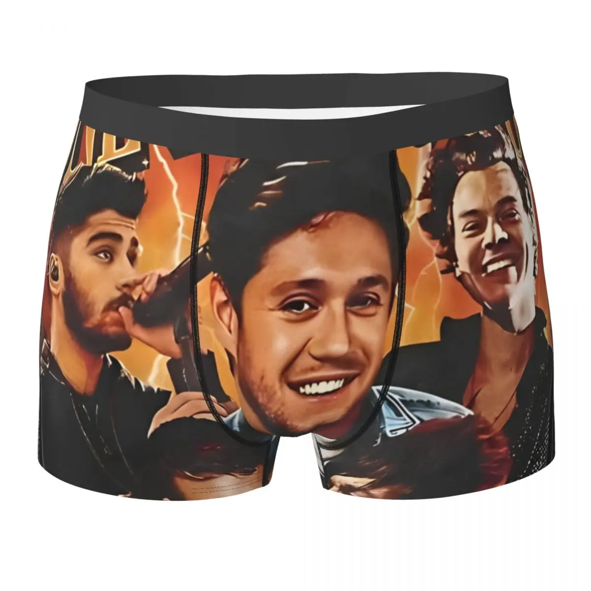 

Нижнее белье с логотипом 1D Ones Music And Directions, мужские трусы-боксеры с эластичным багажником, трусики большого размера с принтом высокого качества