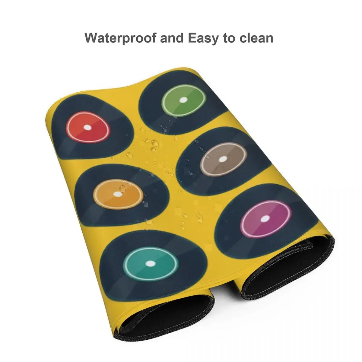 Coleção de discos de vinil grande mouse pad teclado do computador mouse tapete gamer pc portátil tapete de mesa acessórios de escritório tapetes de mesa