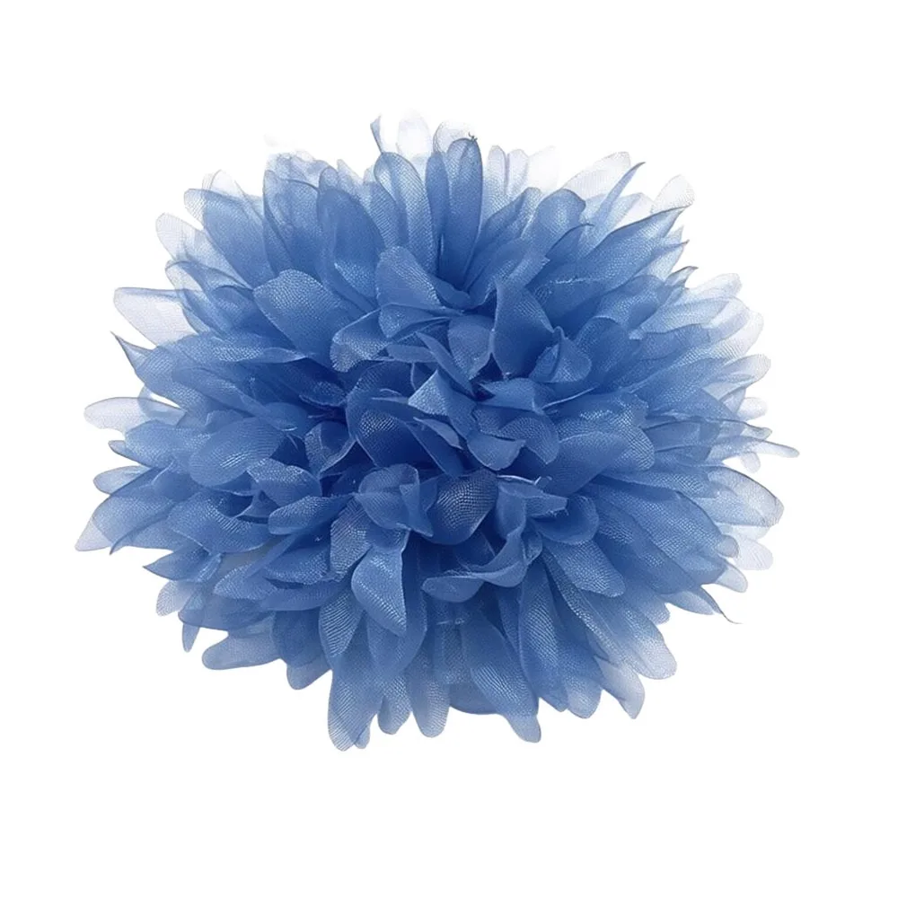 Handmade Lace Flower Brooch Sewing Applique Accessories Clothing Dress Neck Decoration Chest Flower Irregular Organza