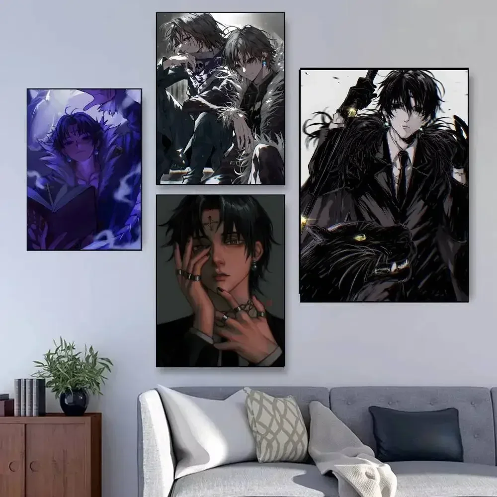 كرولو لوسيلفر هنتر هنتر أنيمي المشارك ذاتية اللصق الفن ورق مقاوم للماء ملصق البيت بار غرفة جدار ديكور