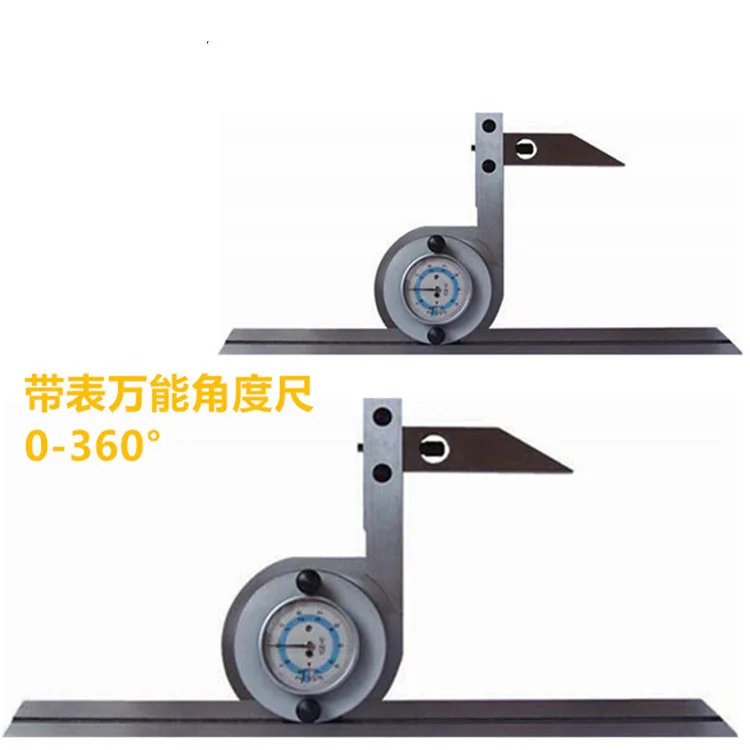 Dial Universal Bevel Protractor with Indicator PR212 Angle Gauge Angle Measuring Tool