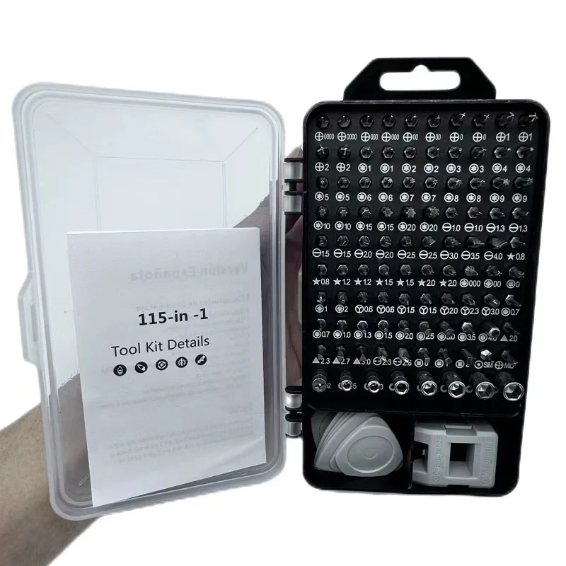 Precision screwdriver 115 in 1 set of multifunctional professional maintenance tools