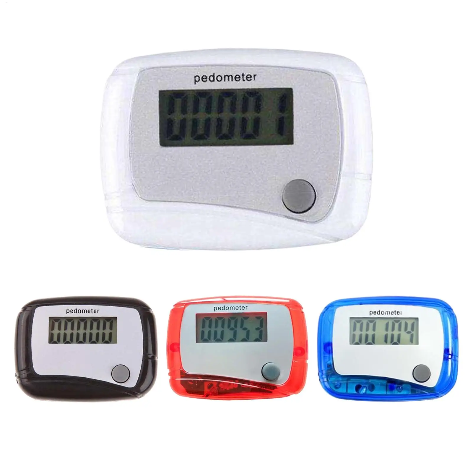 Step Counter for Elderly Sports Clipping Walk Meter Senior Steps Counter for Sports Running Training Hiking Backpacking Travel