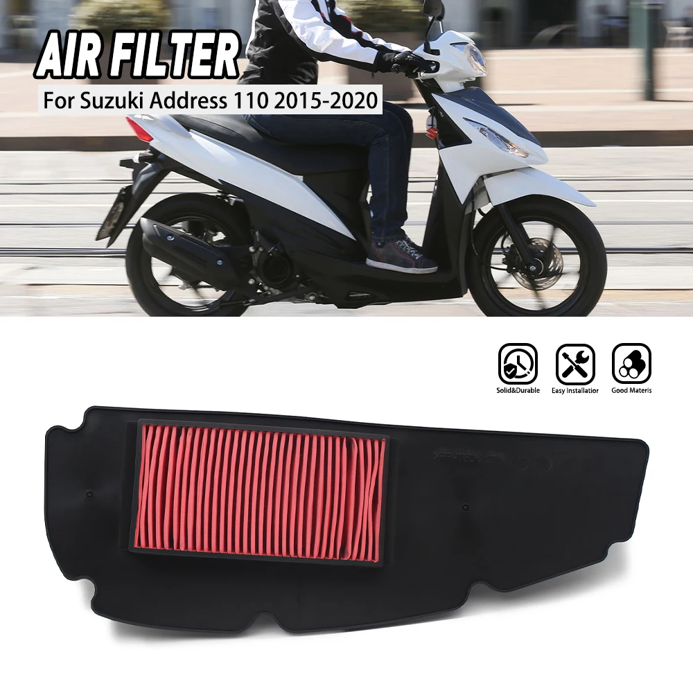 

For Suzuki Address 110 2015 2016 2017 2018 2019 2020 Motorcycle Accessories Air Filter Parts Maintenance Intake Cleaner Engine