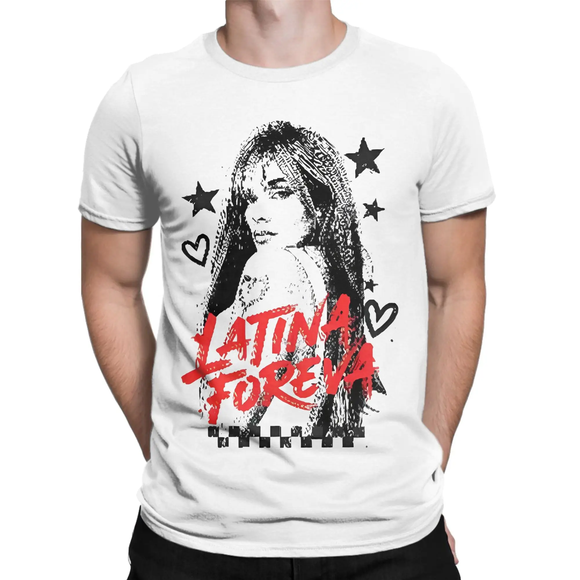 

Karol G 2025 New LATINA FOREVA Merch Men Women T Shirts 100% Cotton Tee Print T-shirt Clothing