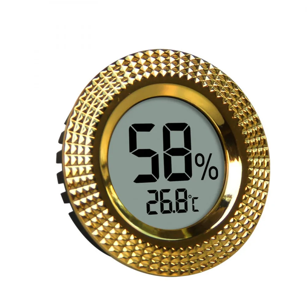 

Embedded Temperature and Humidity Meter LCD Digital Display -20℃-50℃ Thermometer 10%~99%RH Hygrometer for Wine Cabinet/Cigar Box