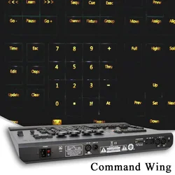 Command Wing Lighting Controller Stage Lights Console Moving Head DMX512 Party 2048 Parameters Professional On PC Free Customs