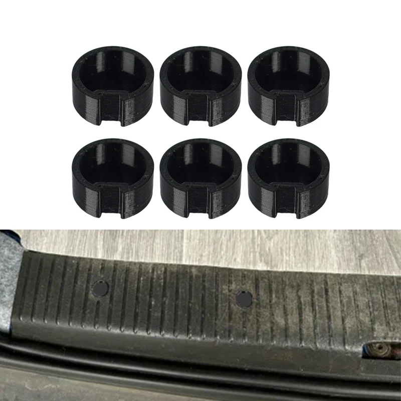 

6pcs Car Tailgate Trim Cover For Volkswagen T5 T6 T6.1 Plastic Tailgate Trim Cover Easy Installation Car Exterior Accessories