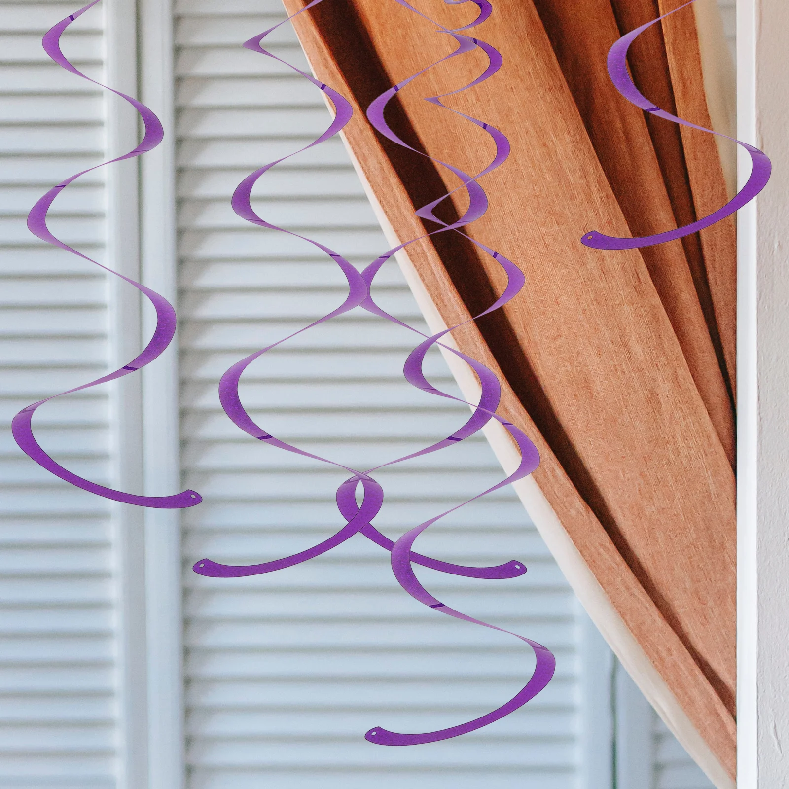 

30Pcs Party Hanging Swirls Vibrant Spiral Ornaments for Holiday Christmas Halloween Wedding Party Decoration Set