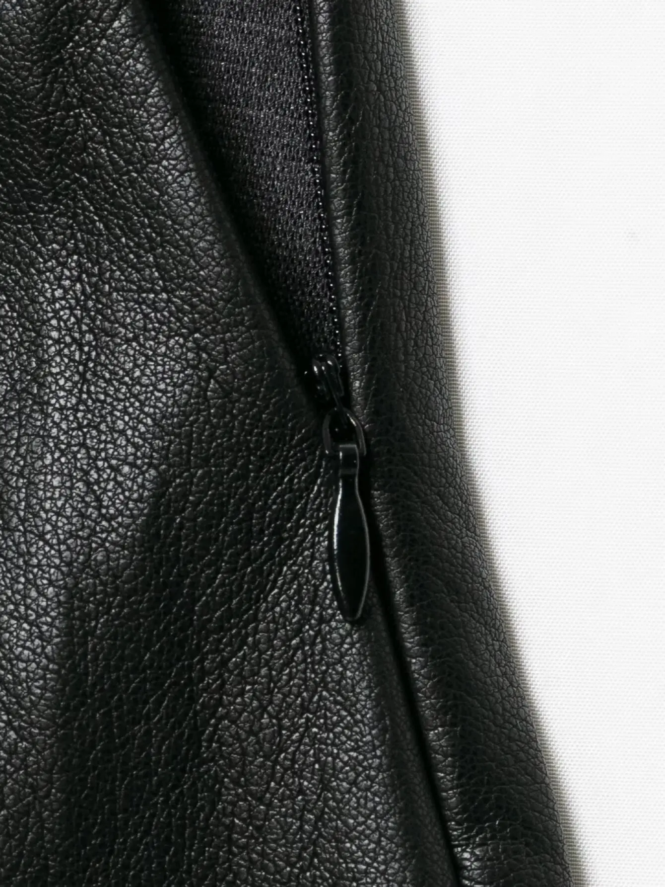 TFMLN Damen Midirock mit hoher Taille, A-Linie, aus PU-Leder, langer Rock, elegant, modisch, einfarbig, für das Büro, Damenrock, Herbstneuheit – Detail 18
