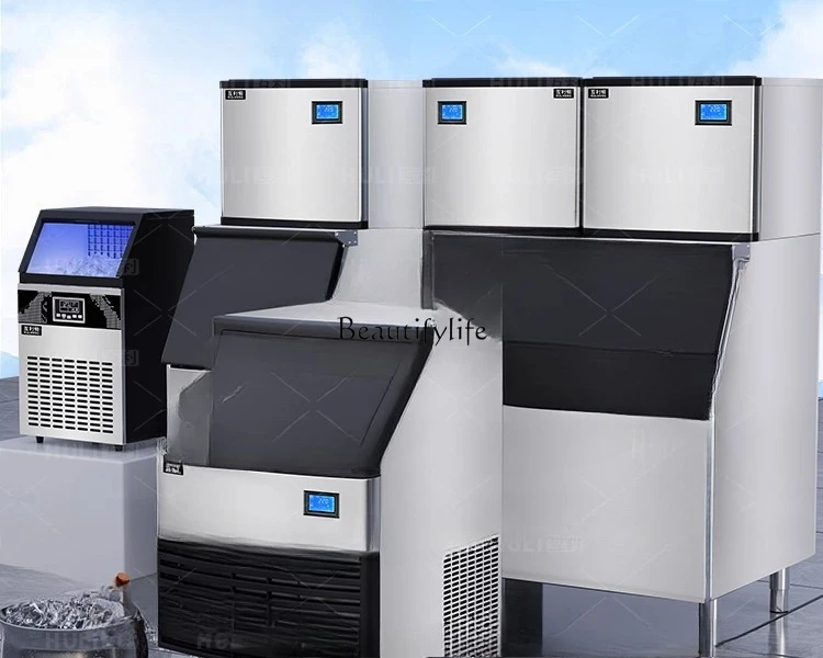 4Ice machine commercial milk tea shop large automatic small large capacity