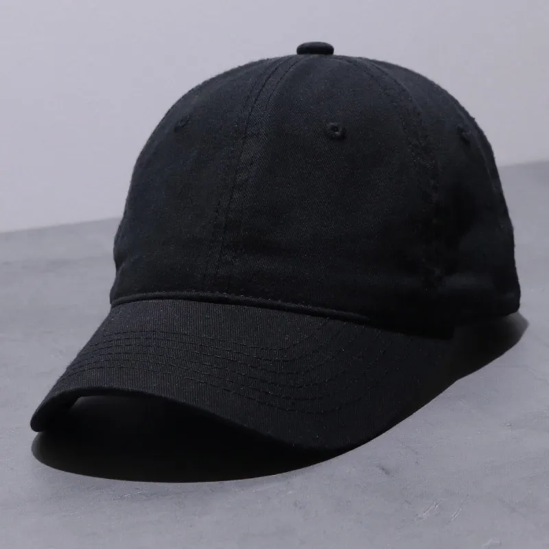 Unisex-Trucker-Mütze aus Baumwolle, solide, weiche, atmungsaktive Sonnenhüte, solide Baseballkappe für Herren, Sporthut, Snapback-Mütze, Golf – Detail 18