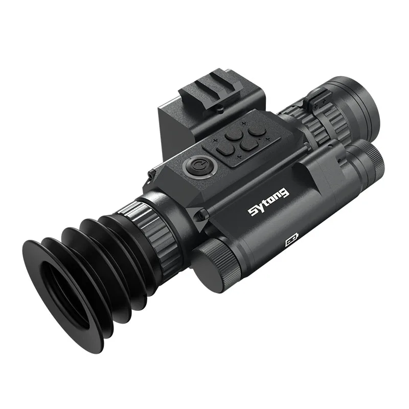 Imagem -03 - Sytong-thermal Imaging Riflescopes para Caça Visão Monocular Imager Câmera Visão Noturna Ht60lrf