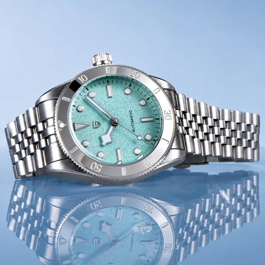 2026 New PAGANI DESIGN Ice Blue Men's Watches Top Luxury Mechanical Automatic Watch For Men AR Sapphire Mirror Luminous Men Gift Miyoita 8215 Local Shipping