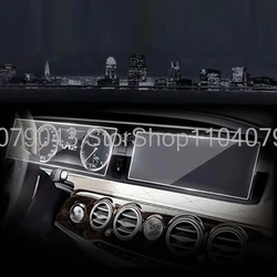 2 pieces Tempered glass film For Mercedes Benz W221 W222 S350L-S500 2014-2017 gps Navigation and Dashboard Screen protector