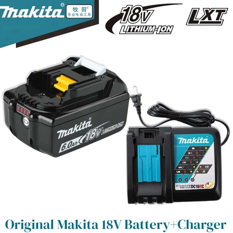 

Original Makita 18V Battery, 3.0/5.0Ah/6.0Ah for Makita Drill DHP487 DGA404 DTW700 DTD173 BL1830B BL1840 BL1850B battery