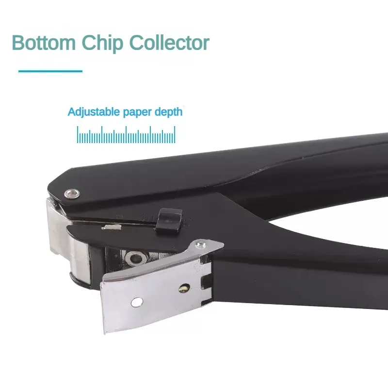 KW-trio Oval Hole Punching Machine Business Card/document Card Paper Puncher for Card Making Paper Hole Punch Office Supplies