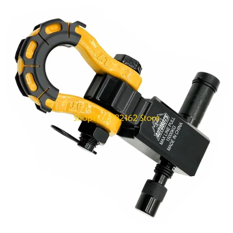 547B 15 Ton Capacity Vehicle Recovery Coupler For 2 Inch Receiver Light Yet hard Carbon Steel Build For Trucks